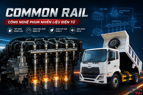Common Rail là gì? Công nghệ phun nhiên liệu điện tử trên động cơ UD Trucks Euro 5